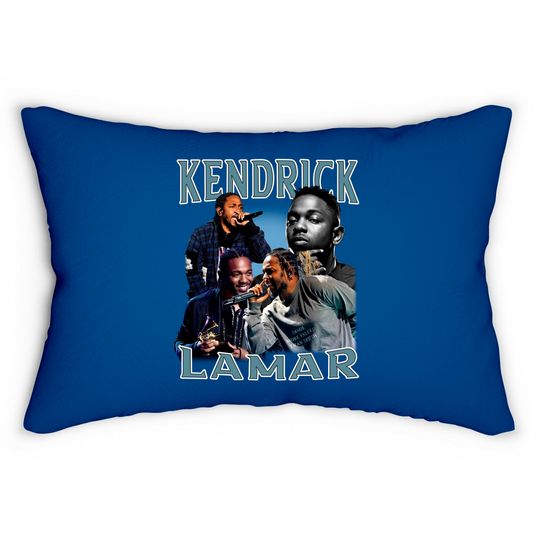 Vintage Kendrick Lamar Lumbar Pillows, Kendrick Lamar Lumbar Pillows, Kendrick Tour 2022 Lumbar Pillows, Mr. Morale & The High Steppers, Vintage 90s 80s Bootleg Lumbar Pillows