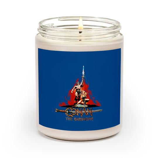Conan the Barbarian Unisex Scented Candle | Cult Film 80s horror Vintage Scented Candles