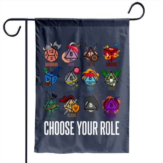 D&D Character Class Hit Dice - Dungeons And Dragons - Garden Flags