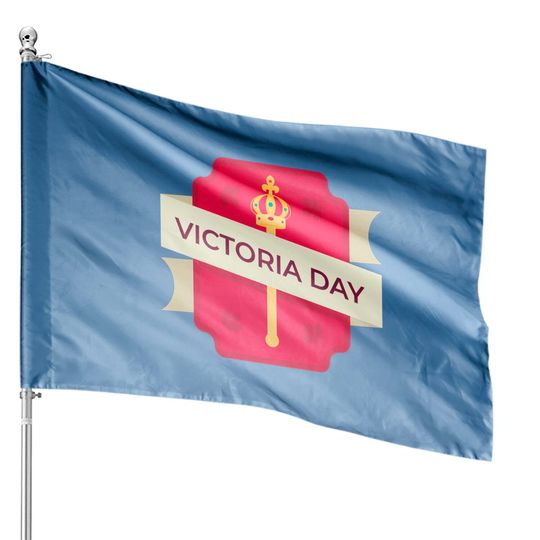 Happy Victoria Day House Flags