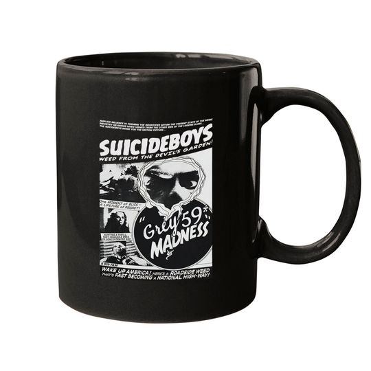 Suicideboys, Suicideboys Mug, Vintage Suicideboy Mugs, Mug Suicideboys Rapper