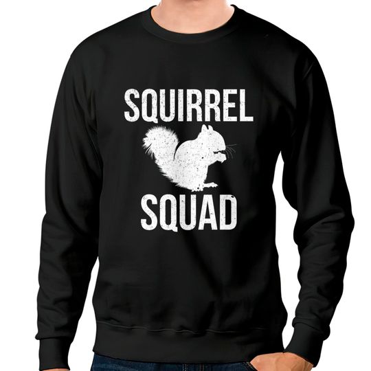 Discover Squirrel squad Shirt Lover Animal Squirrels Sweatshirts