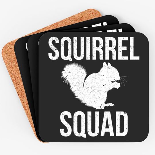 Squirrel squad Coaster Lover Animal Squirrels Coasters