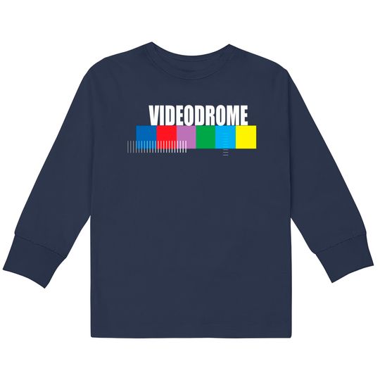 Videodrome TV signal - Videodrome -  Kids Long Sleeve T-Shirts