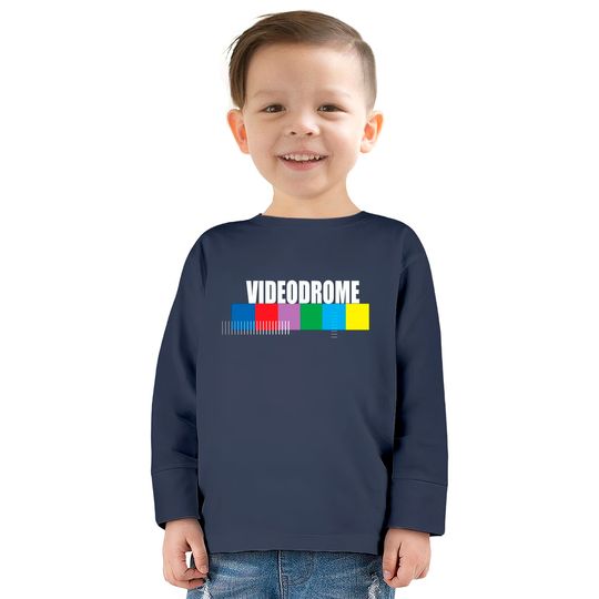 Videodrome TV signal - Videodrome -  Kids Long Sleeve T-Shirts