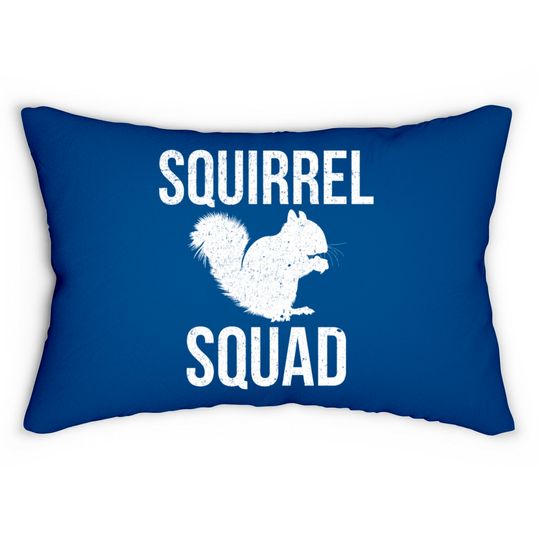 Discover Squirrel squad Lumbar Pillow Lover Animal Squirrels Lumbar Pillows