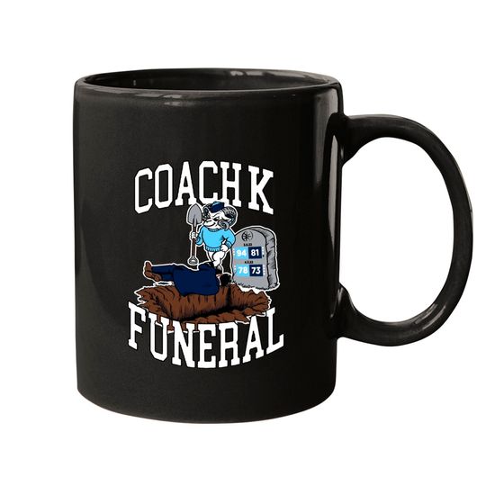 Coach K Funeral Mugs, Coach K Mugs