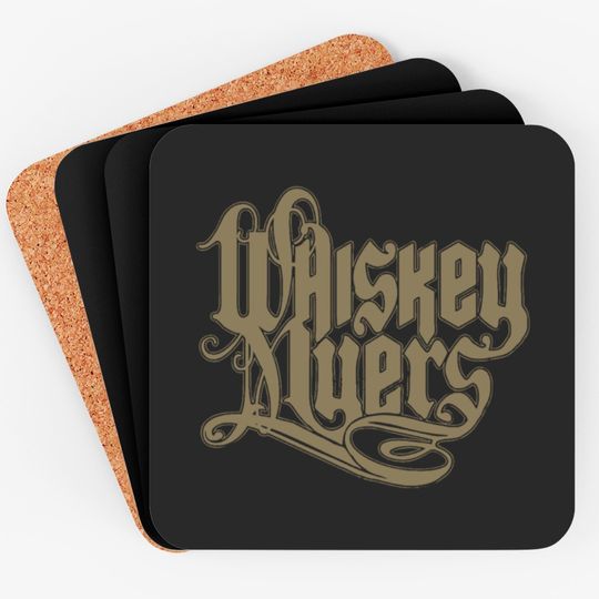 WHISKEY MYERS BROWN LOGO Coasters