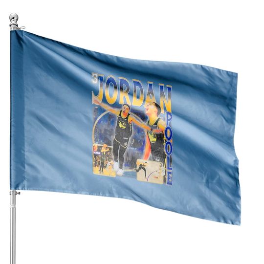 Jordan Poole Vintage House Flags