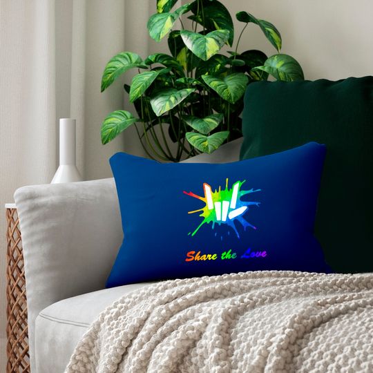 Share Love For Kids And Youth Beautiful Gift Lumbar Pillow Lumbar Pillows