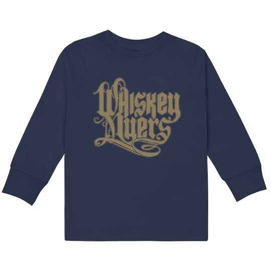Discover WHISKEY MYERS BROWN LOGO  Kids Long Sleeve T-Shirts