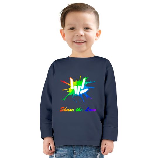 Share Love For Kids And Youth Beautiful Gift Tee  Kids Long Sleeve T-Shirts