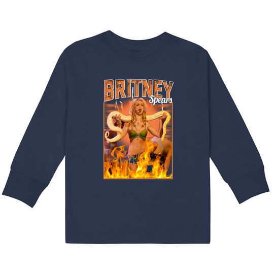 britney spears  Kids Long Sleeve T-Shirts