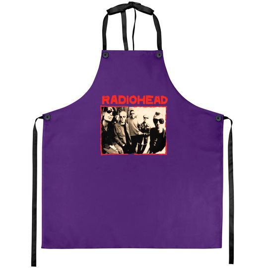 Discover Radiohead Mens Small Vintage Style band Apron band Aprons Vintage band Aprons