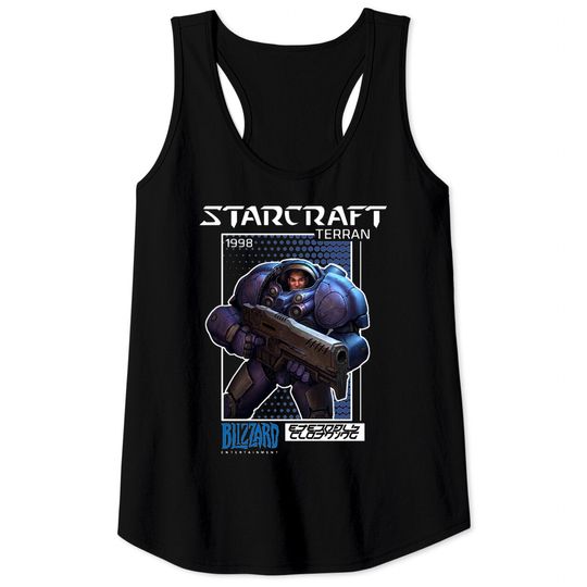 TERRAN 1 - Starcraft - Tank Tops