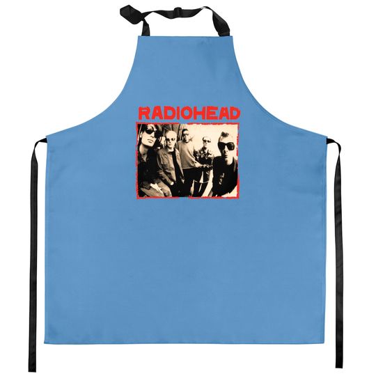 Discover Radiohead Mens Small Vintage Style band Kitchen Apron band Kitchen Aprons Vintage band Kitchen Aprons