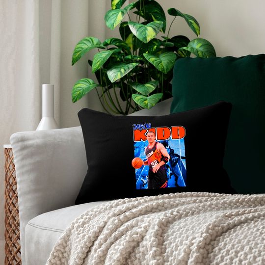 Basketball Lumbar Pillows Design Bundle, 90s Vintage Bootleg Rap Lumbar Pillow, Bootleg Lumbar Pillow