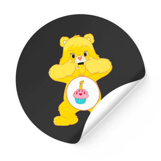 Birthday Bear sticking tongue out - Birthday Bear - Stickers