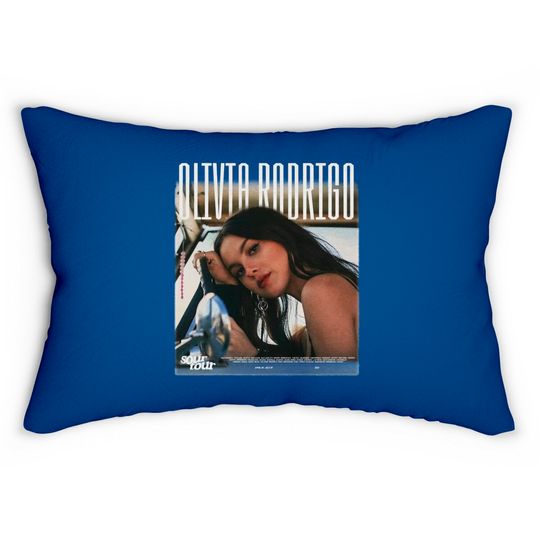 Discover Meet Olivia Rodrigo, Olivia Rodrigo Vintage Lumbar Pillows