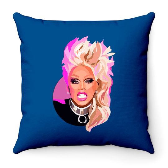Rupaul - Drag Queen - Throw Pillows