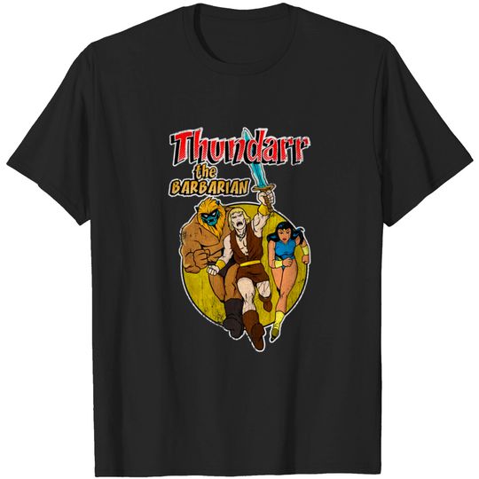 Distressed Thundarr the barbarian - Thundarr The Barbarian - T-Shirt