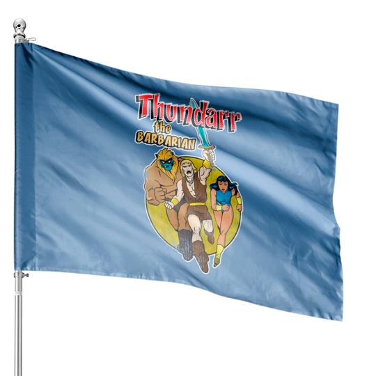 Discover Distressed Thundarr the barbarian - Thundarr The Barbarian - House Flags