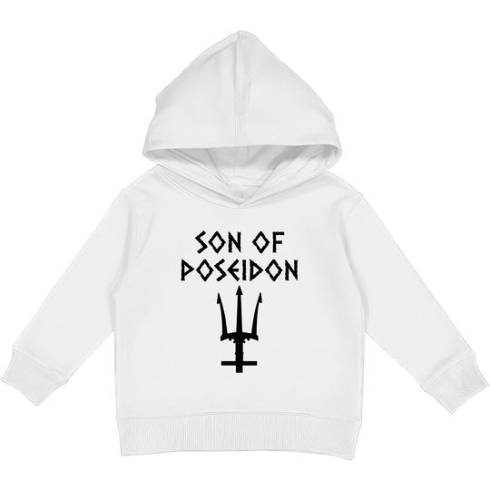 son of poseidon Kids Pullover Hoodies