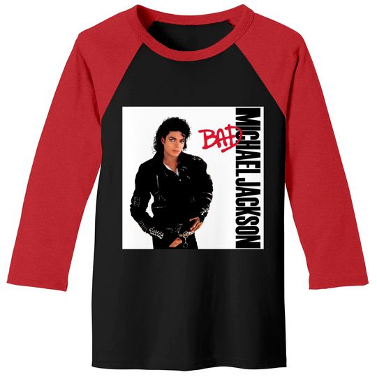 Michael Jackson Bad Album Smooth Criminal 1 Baseball Tees