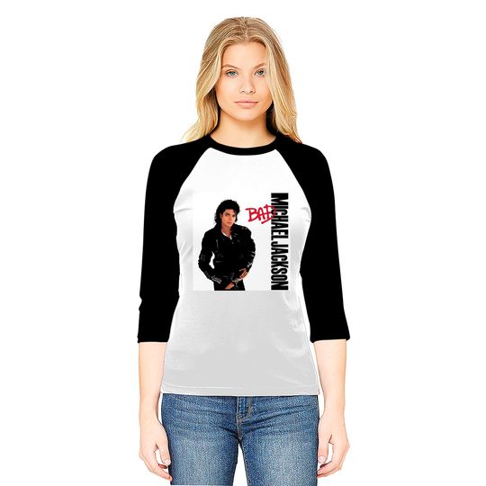 Michael Jackson Bad Album Smooth Criminal 1 Baseball Tees