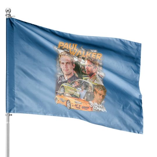 Discover Paul Walker House Flags, Never Forgotten House Flag Gifts
