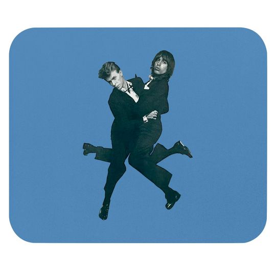 Iggy and Bowie - retro 70s - retro iggy pop stooges - vintage - music Mouse Pads