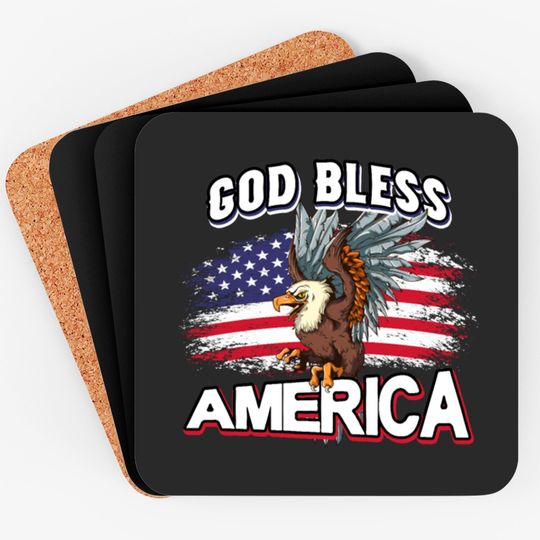 American Patriot Patriotic Coaster Coasters