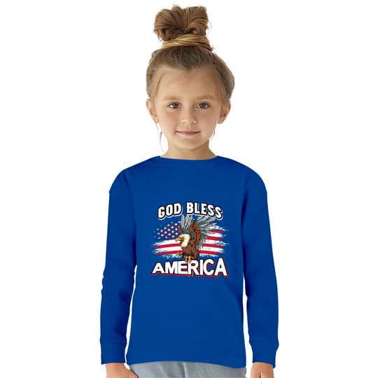 American Patriot Patriotic Shirts  Kids Long Sleeve T-Shirts