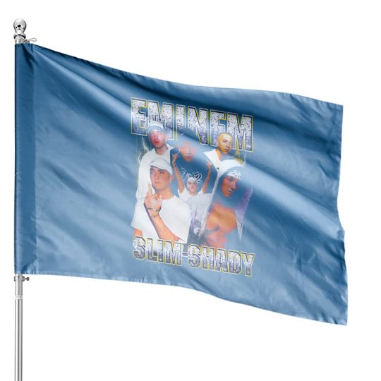 Eminem Slim Shady House Flags