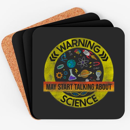 Discover Funny Science Coaster, Science Lover Gift, Science Coasters