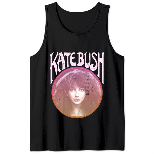Retro Kate Bush Tribute Tank Tops