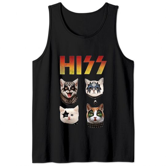 HISS Rock Band - Metal - Tank Tops