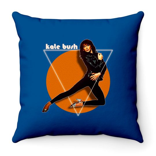 Kate Bush 80s Style Tribute Throw Pillows
