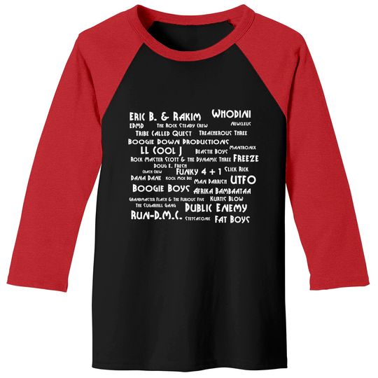 Hip Hop Pioneers - Hip Hop - Baseball Tees