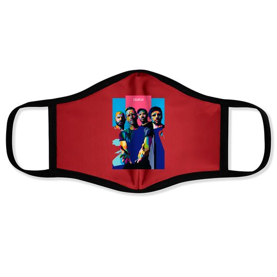 COLDPLAY Best Band in the World - Coldplay - Face Masks