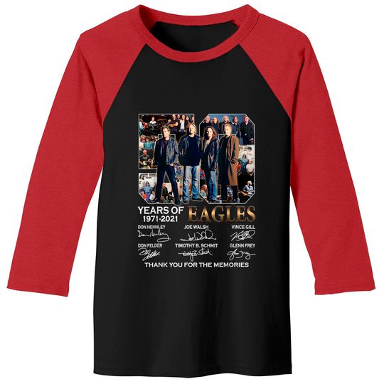 Discover 50th Anniversary EAGLES Band Legend Limited Design Classic Baseball Tees
