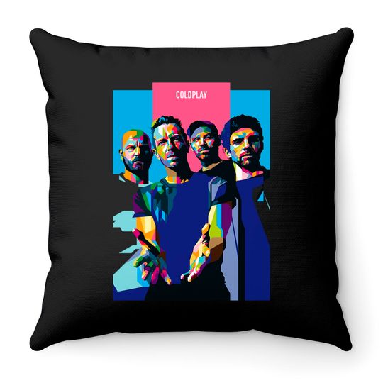 COLDPLAY Best Band in the World - Coldplay - Throw Pillows
