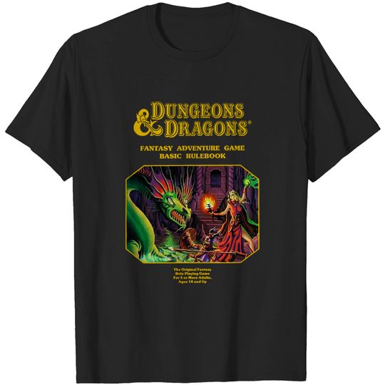 FANTASY ADVENTURE GAME Dungeons and Dragons - Dungeons And Dragons - T-Shirt