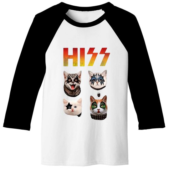 HISS Rock Band - Metal - Baseball Tees