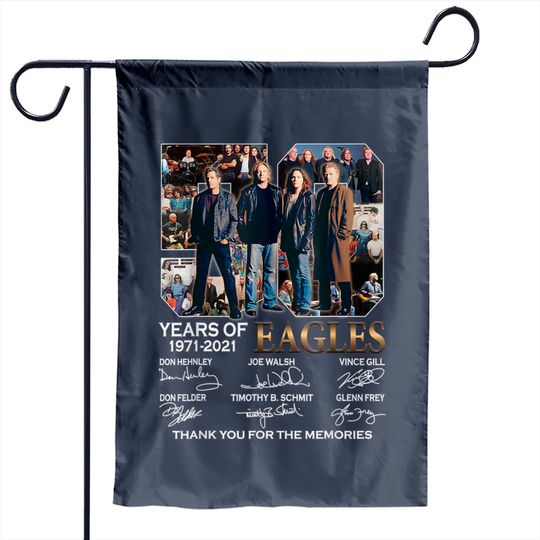 Discover 50th Anniversary EAGLES Band Legend Limited Design Classic Garden Flags