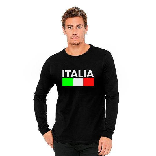 Italy Italia Flag Long Sleeves