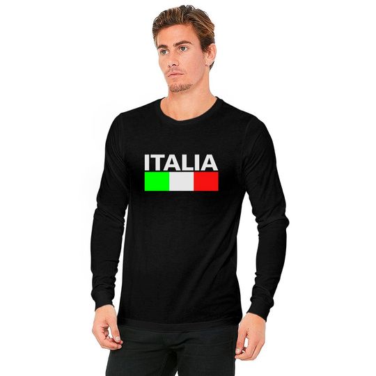 Italy Italia Flag Long Sleeves