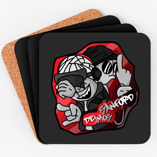 Discover Fnf Madness Combat Deimos And Sanford Graffiti Classic Coasters