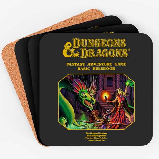 Discover FANTASY ADVENTURE GAME Dungeons and Dragons - Dungeons And Dragons - Coasters
