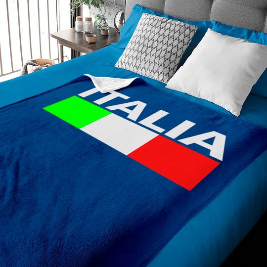 Italy Italia Flag Baby Blankets